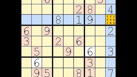 How to Solve Los Angeles Times Sudoku Expert June 13, 2023