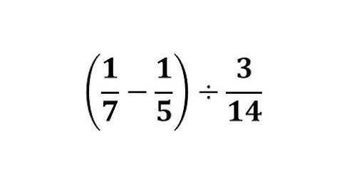 Order of Operations with Fractions: (Difference)/(Fraction) Signed