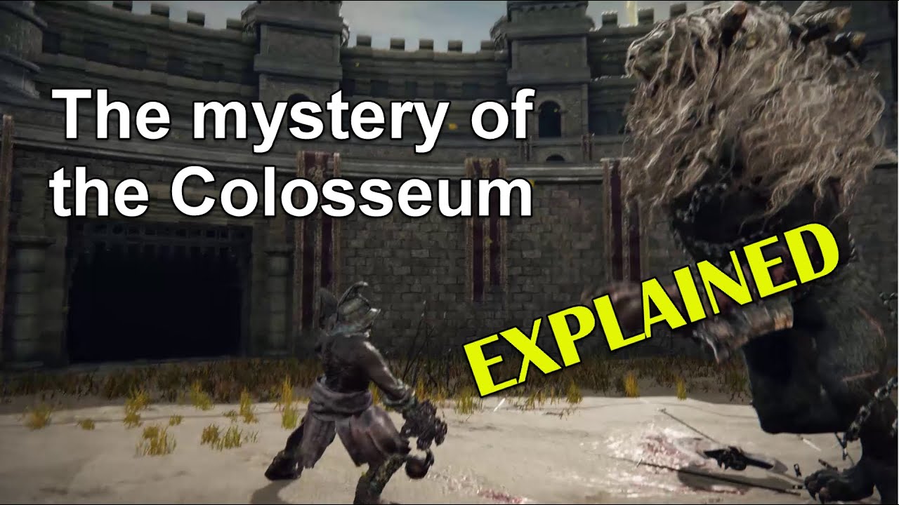 Elden Ring - Colosseum mystery explained - DLC of Futures Past?