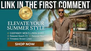5 Star Amazon Find: Breathable Summer Linen Shirt For Men