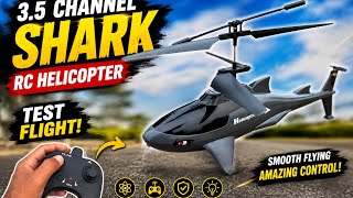 3.5 Channel Shark RC Helicopter Test Flight.