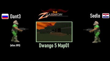 ZDaemon Duel - Dant3 vs Sedlo (35:40) Dwango 5 Map 01