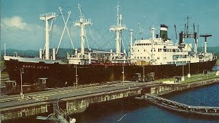 Slides of Grace Line Combination Passenger/Cargo Ship in the 1950s