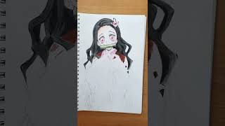 Nezuko Kamado - Demon Slayer Drawing Kimetu No Yaiba