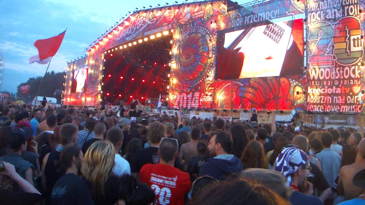 industrial piercing Acid Drinkers - Deep Purple - Smoke on the Water, Woodstock 2014