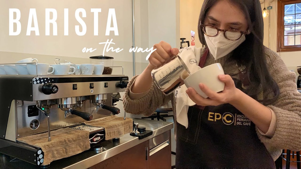 A day in the life of a barista student - YouTube
