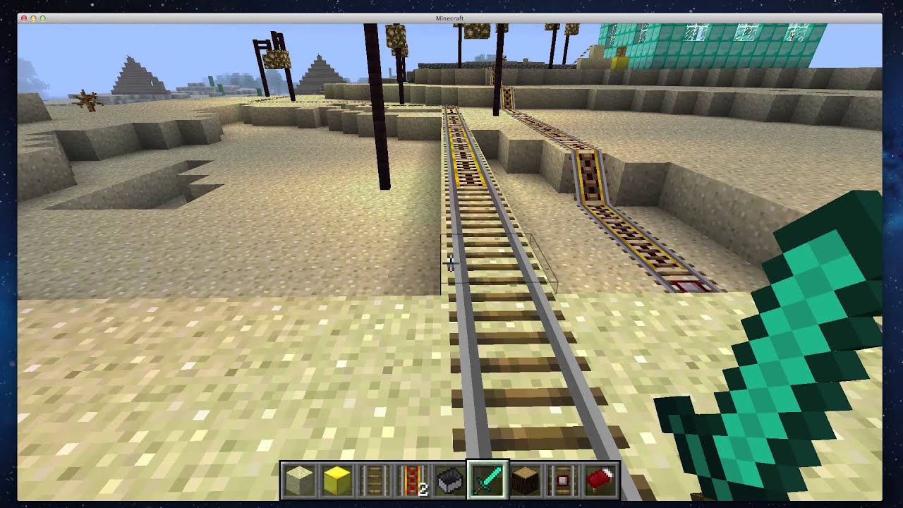 Minecraft Power Rails - YouTube