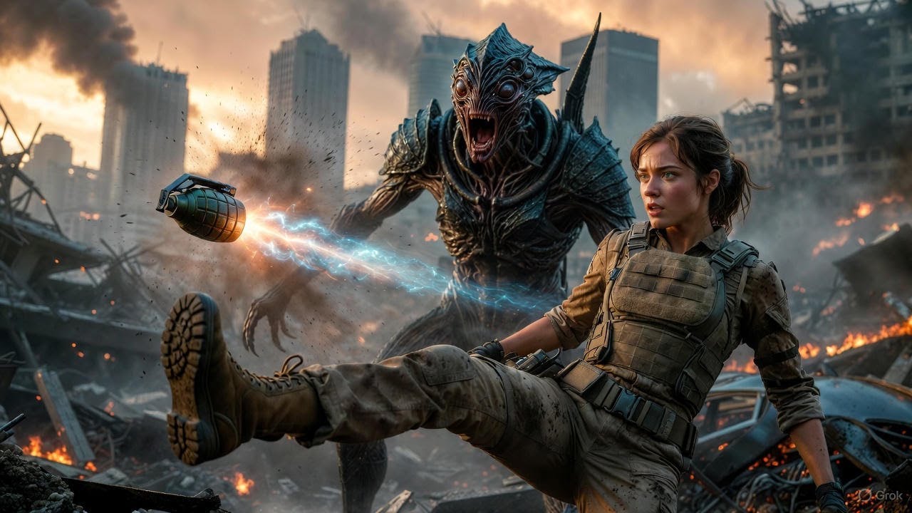 They Threw a Plasma Grenade at a Human — She Kicked It Back