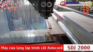 Máy Cưa Lọng CNC Lập Trình Cắt Ván Gỗ Ghép Tấm SDJ 1200 | Máy Cưa Lọng CNC | QUỐC DUY