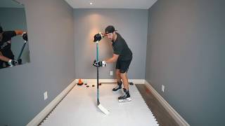 At-Home Stickhandling Room Set Up 🏒 Hockey Dangle Room