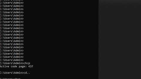 CHCP - Display the Active Code Page in MS-DOS