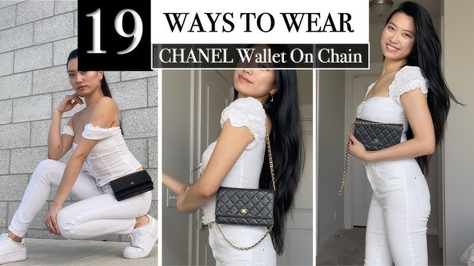 11 WAYS TO WEAR CHANEL CLASSIC CARD HOLDER AS HANDBAG, How to wear Chanel  card holder