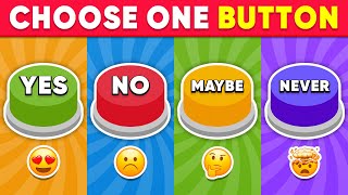 Choose One Button! YES or NO or MAYBE or NEVER  Monkey Quiz