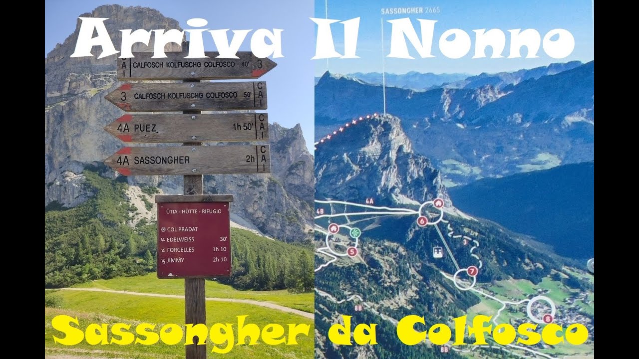 Sassongher da Colfosco.