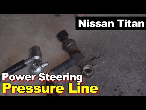 Nissan Titan or Armada Leaking Power Steering Pressure Line & Sensor