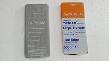 Oppo A18 vs Tecno Spark Go 2024 : Speed test