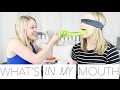 WHAT&#39;S IN MY MOUTH CHALLENGE | WITH  KKANDBABYJ