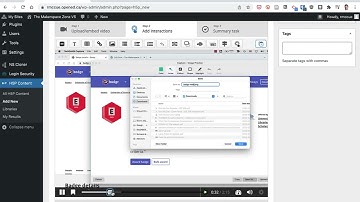 Make videos uploaded to a WordPress website accessible with H5P