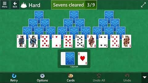 Microsoft Solitaire Collection: TriPeaks - Hard - June 16, 2022