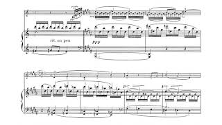 Claude Debussy - Il Pleure Dans Mon Coeur for Violin and Piano (1885) [Score-Video]