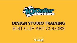 Edit Clip Art Colors | Ten Dollar Shirt Store Design Studio Training