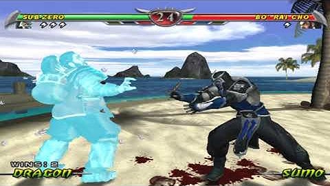 Mortal Kombat Deception Sub-zero Max Difficulty [TAS]