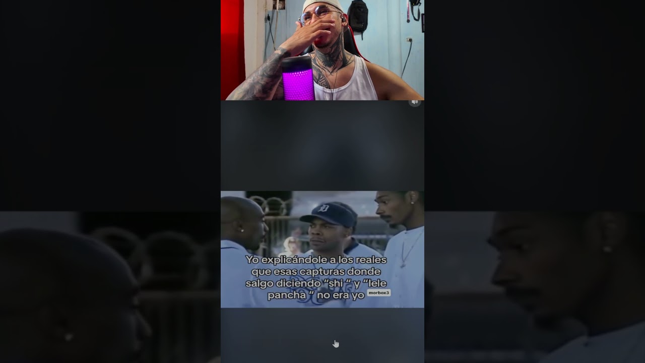 yo diciendole a mis compas que ese no era yo!