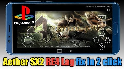 AetherSX2 best settings for Resident evil 4 | Aether SX2 PS2 Emulator lag fix settings