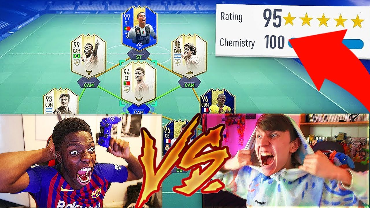 TOTS 195 FUTDRAFT WORLD RECORD CHALLENGE vs xDUTTINHO - FIFA 19