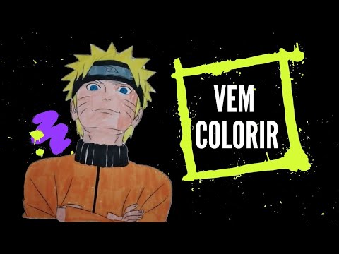 Como Colorir o #naruto |desenho infantil