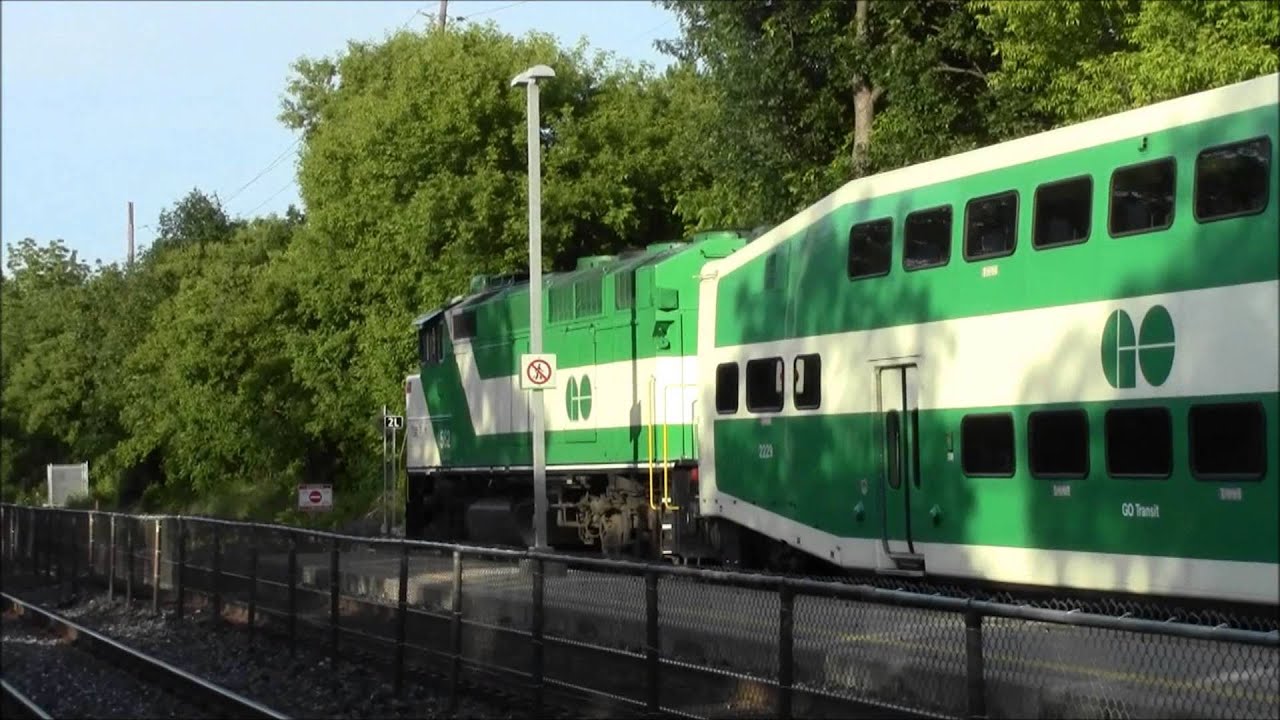 GO Train, Long Branch station in Toronto. My favourite double