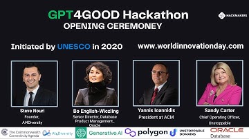 GPT4GOOD UN World Innovation Day Hackathon