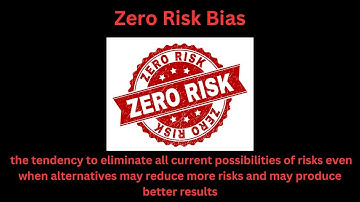 Zero Risk Bias