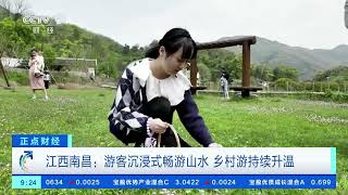 [正点财经]湖南安乡：油菜花开乡村美 游客踏青赏花来| 财经风云