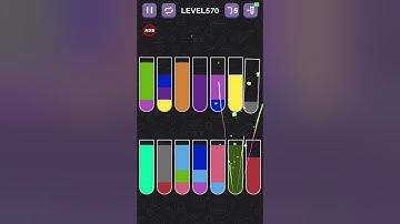 water_level_570 #watersortpuzzle #puzzle #game #sortpuzzle #color