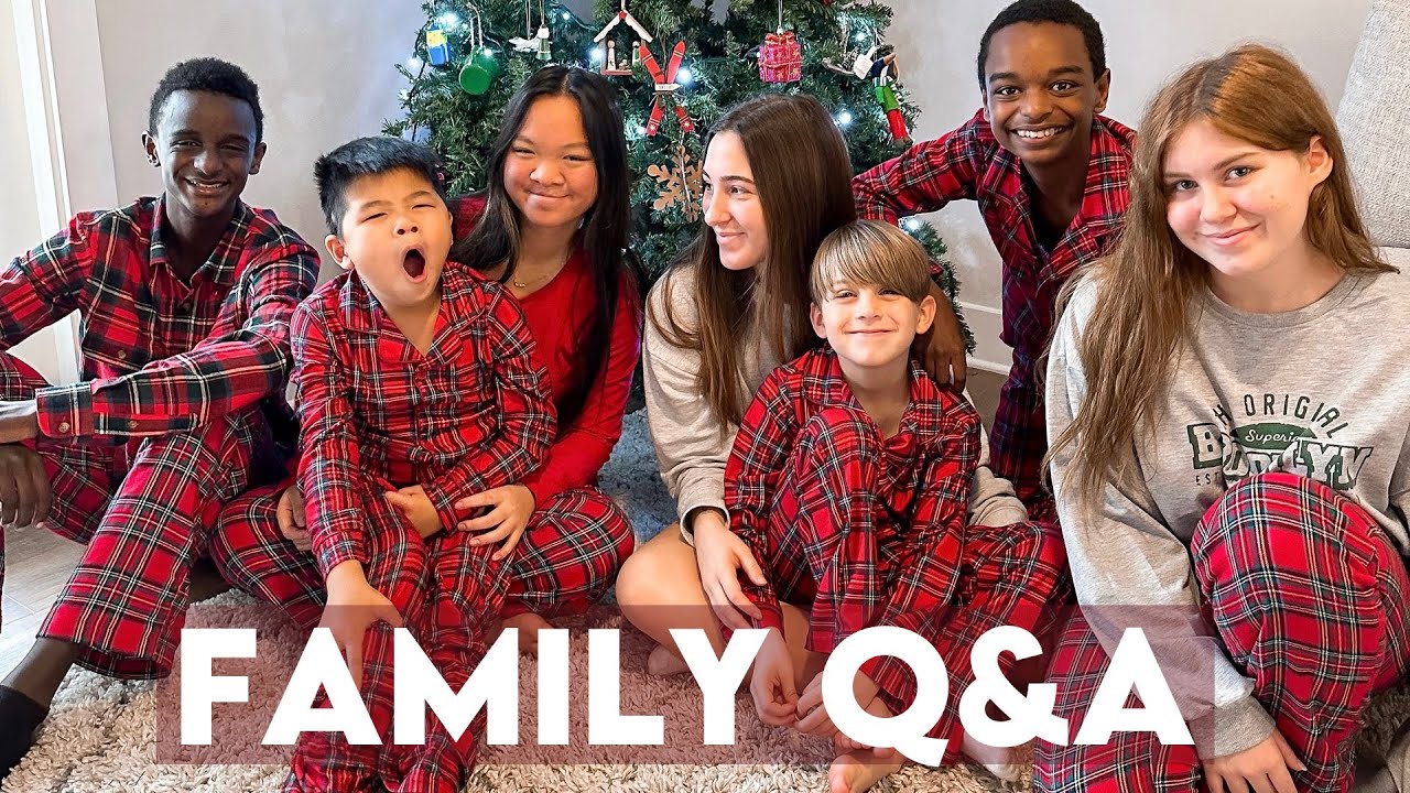 Family Q&A🎄answering your questions (house update, family, school, Christmas and more!)