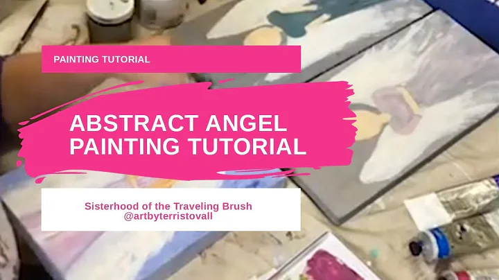 Abstract Angel painting tutorial with my friend Sh...