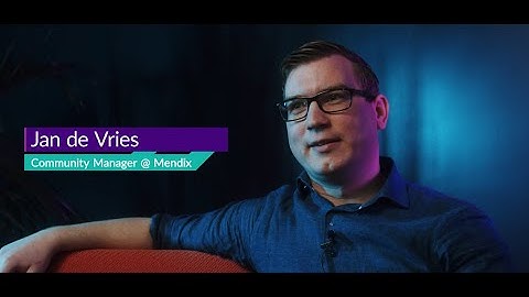 Low-Code Maniacs | Interview Jan de Vries - Mendix
