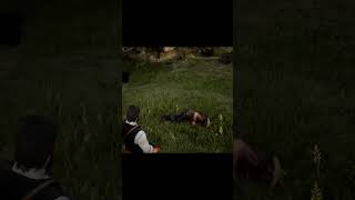 #RDR2 Brutal NPC Death 🔥🤯 – Insane Blood Loss After One Shot!