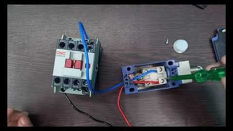 Contactor CJX2s connection with Limit switch