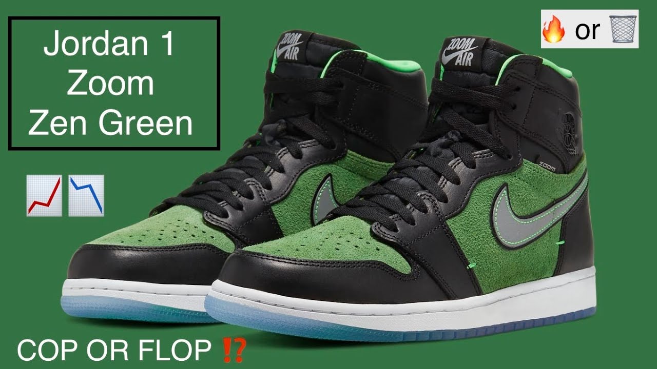 Air Jordan 1 Zoom Zen Green (Resale 