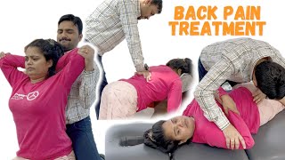 Treatment for back pain and sciatica pain helped with Chiropractic technique | Dr. Harish Grover