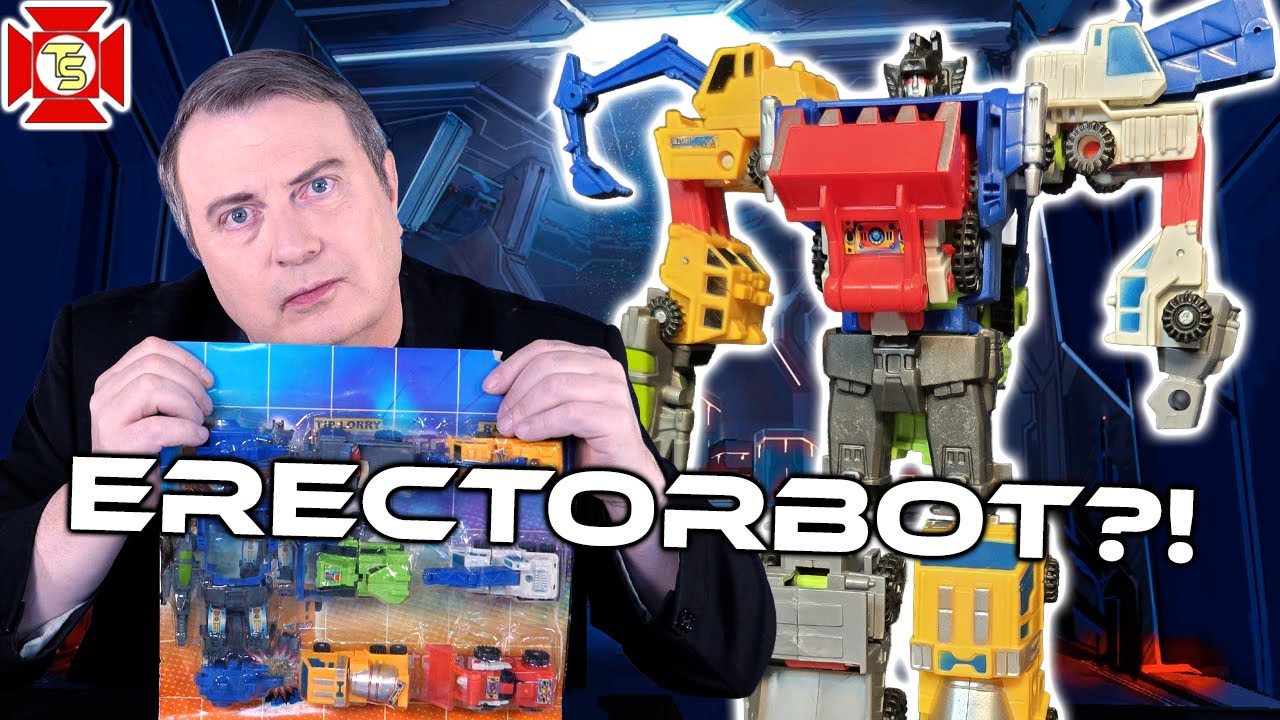 TRANSFORMERS Sixbuilder OVERSIZED KO “ERECTORBOT” Review