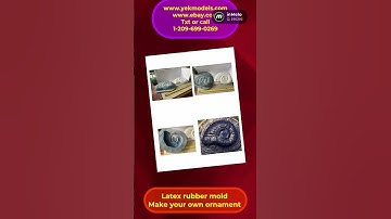 Latex rubber mold  of ammonite  #fossil #mold #skulpture #latex #statue #artist #plaster #cement #