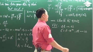 VẬT LÍ 12_CHỦ ĐỀ 3_ CON LẮC ĐƠN.02. Xác định các đại lượng cơ bản - Cơ năng dao động