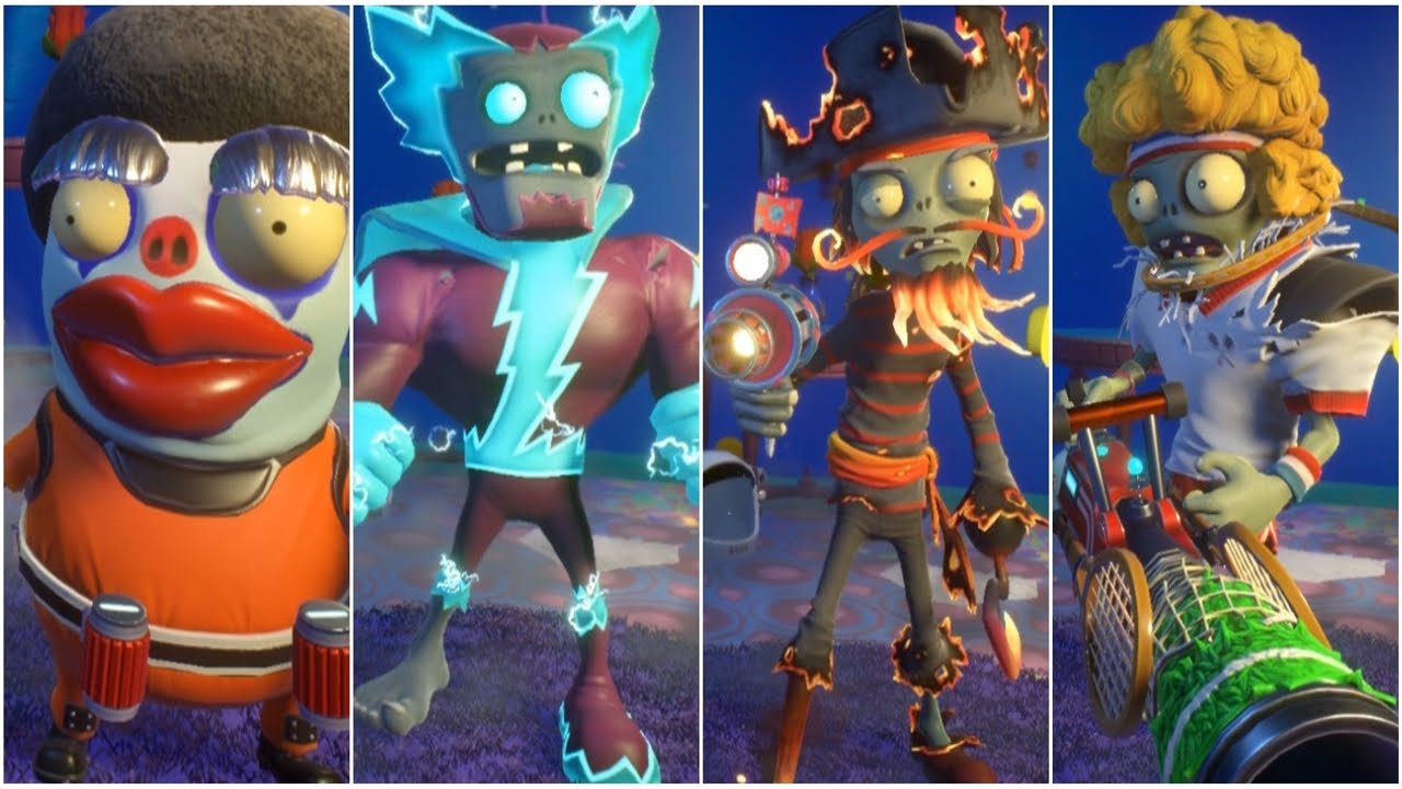 Plants vs Zombies Garden Warfare 2 All Characters New