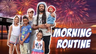 Our Family Summer Morning Routine on the 4th of July!!
