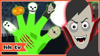 Scary finger family | scary nursery rhymes | kids songs | hooplakidz tv