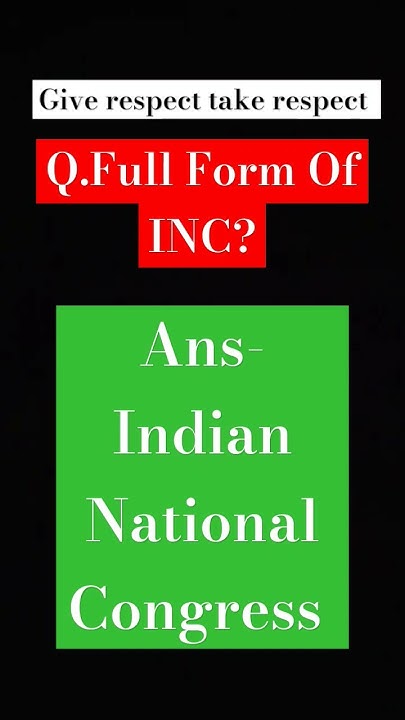 Full Form Of INC motivation video viralvideo motivational ssc gK full-form-of-inc-motivation-video-viralvideo-motivational-ssc-gk