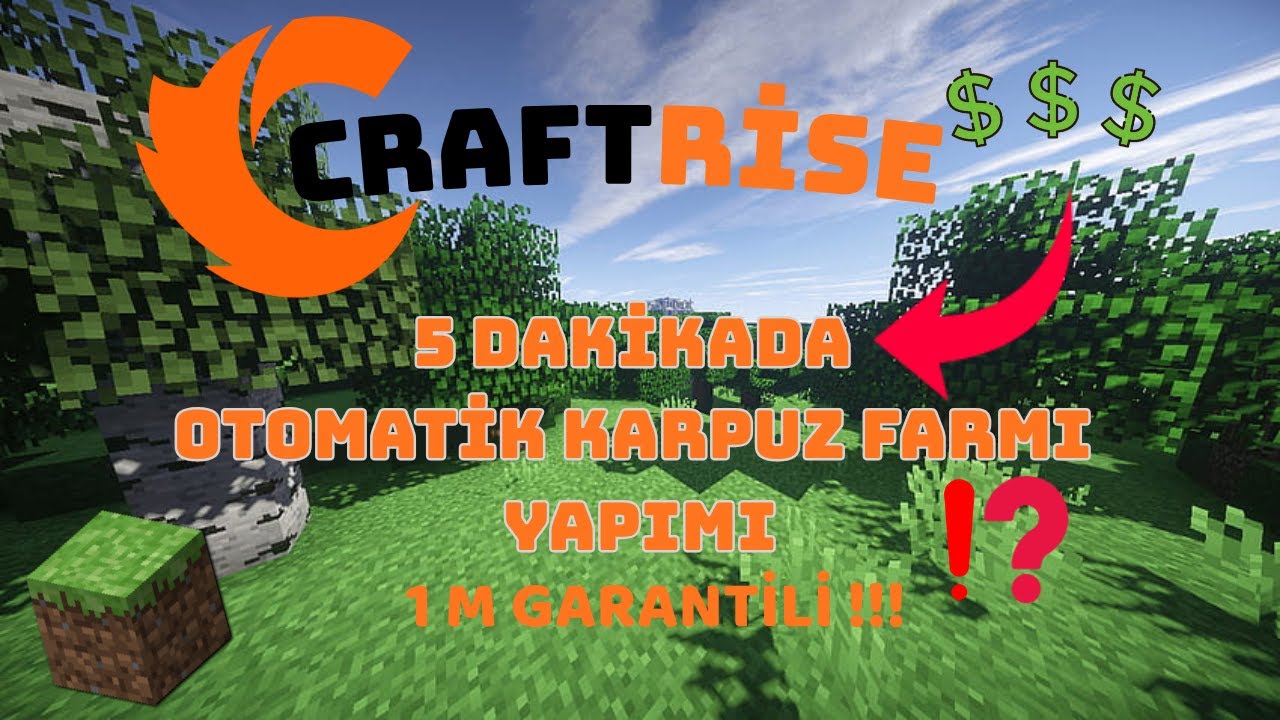 KARPUZ FARM YAPIMI 1M KASTIM !!! - Craftrise Survival Ametist